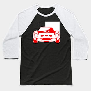 Retro Car Illustration Baseball T-Shirt